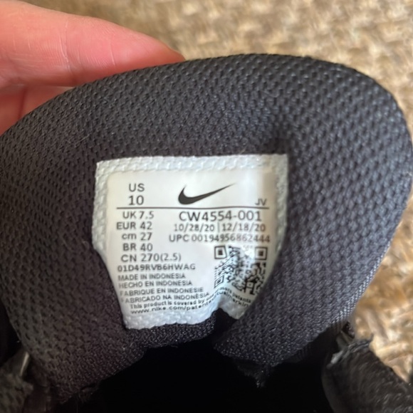 Nike Air Max SC Black/White Running Shoes Women’s Size 10 - Picture 10 of 11